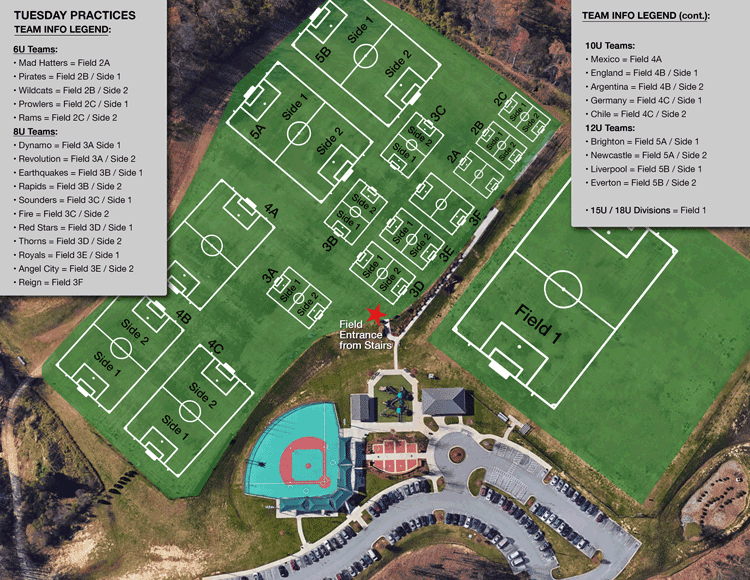 High Point Field Map Fields Info