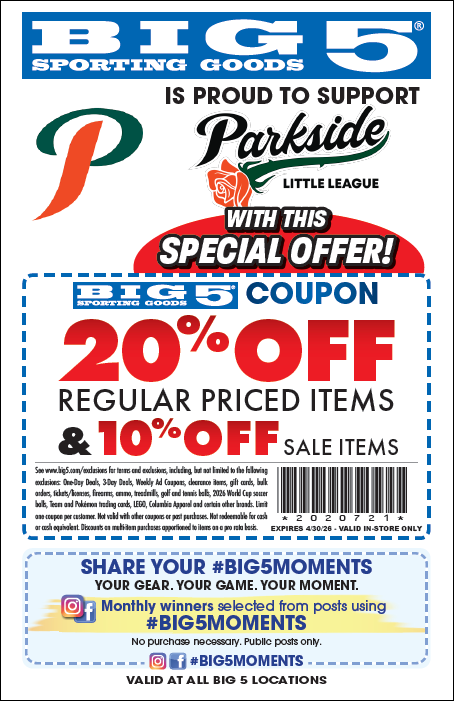 Big 5 Sporting Goods Coupon
