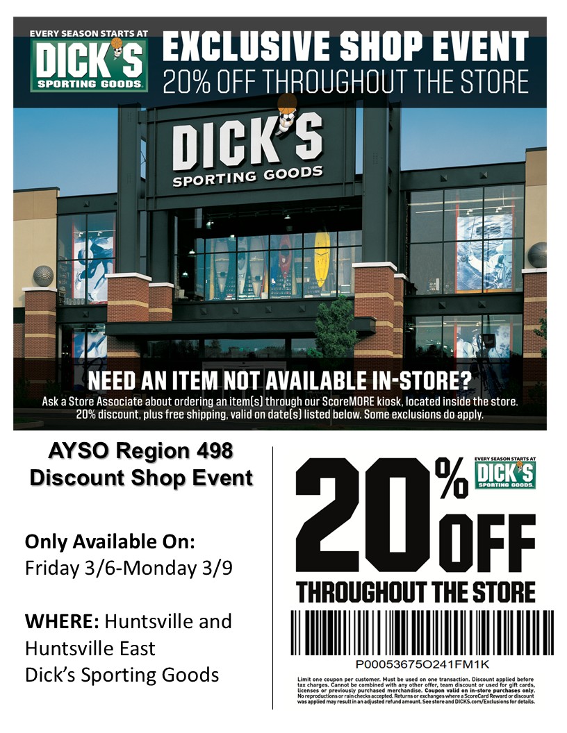 DICK'S Sporting Goods Promotion