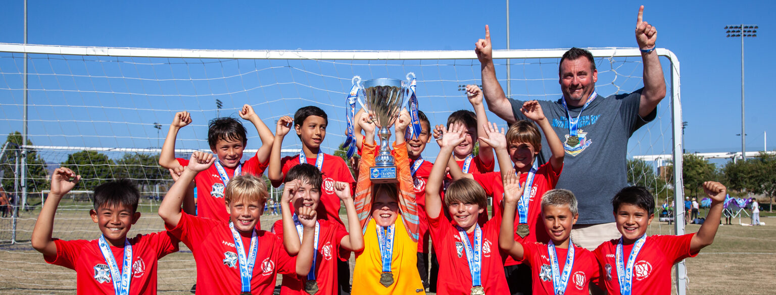 Team celebrating tournament victory
