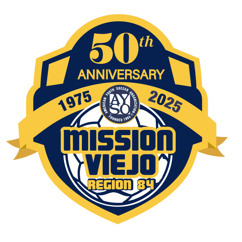 AYSO Region 84 50th Anniversary Logo