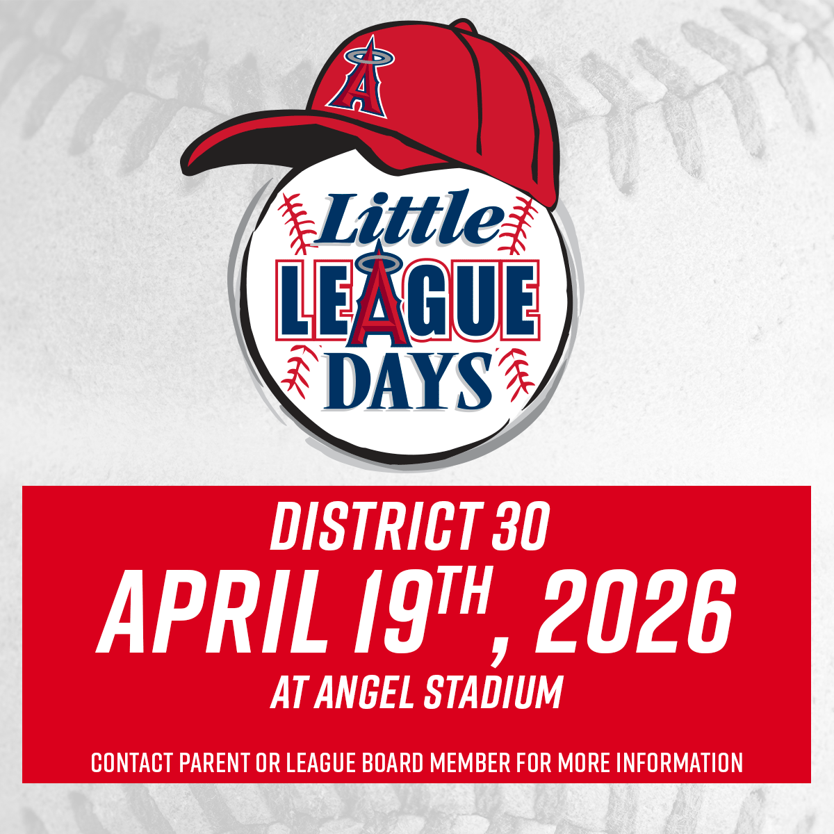 Little League Days at Angel's Stadium