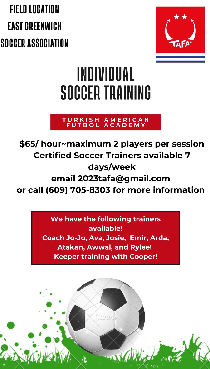 TAFA Soccer Training Session