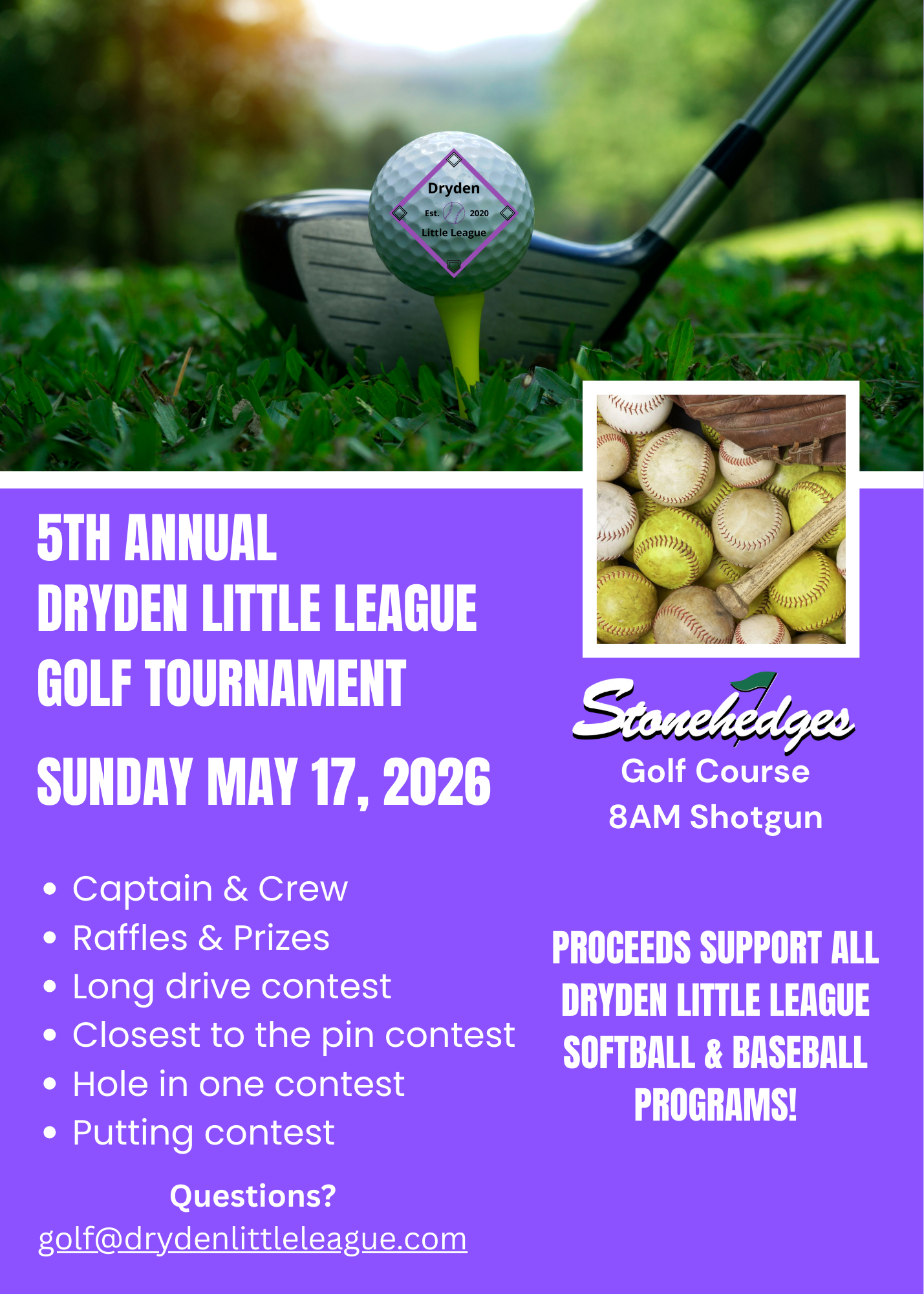 Dryden Little League Golf Tournament