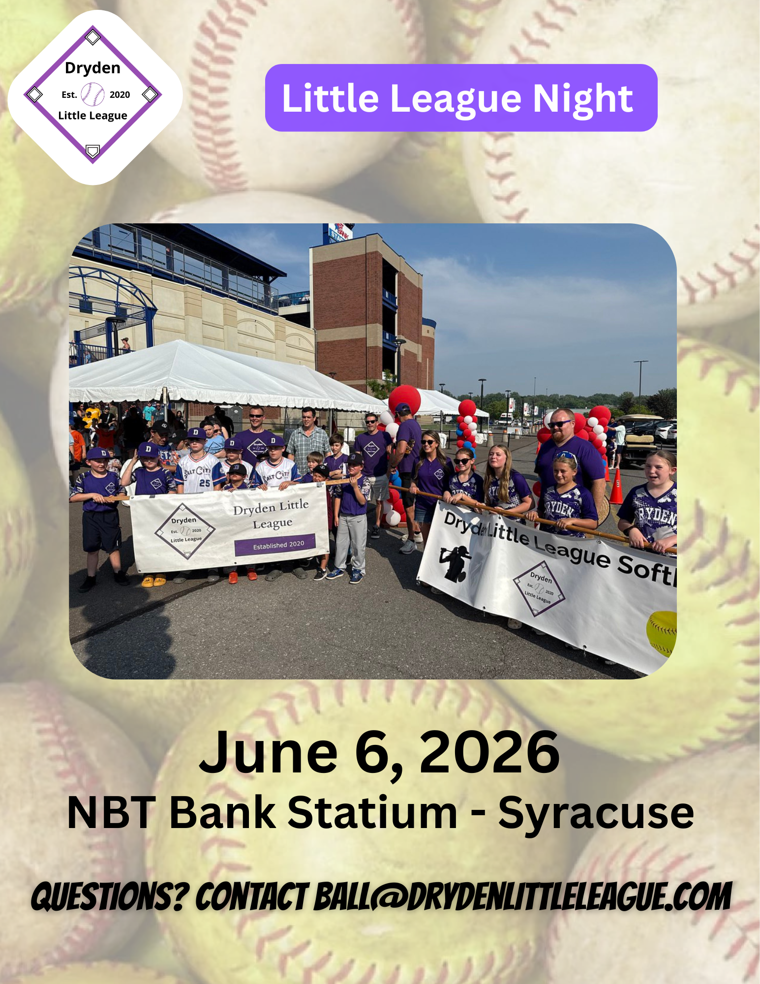 Little League Night Flyer