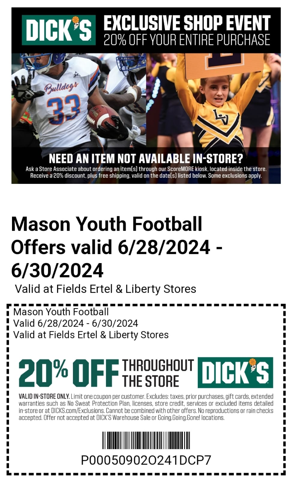 Mason Youth Football > Home