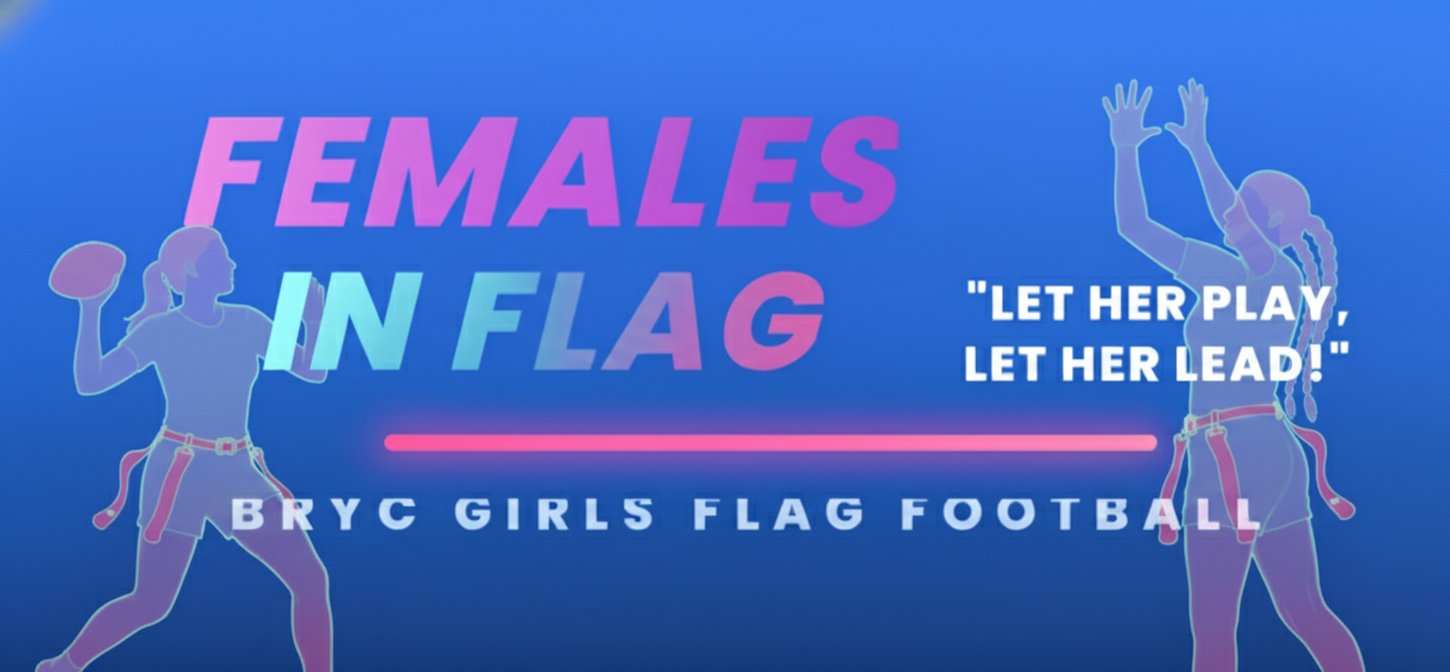BRYC Girls Flag Banner