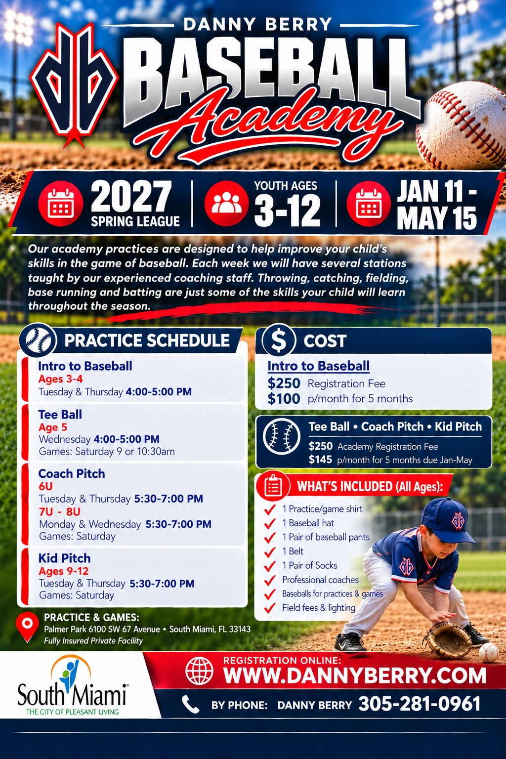 Spring 2027 registration flyer