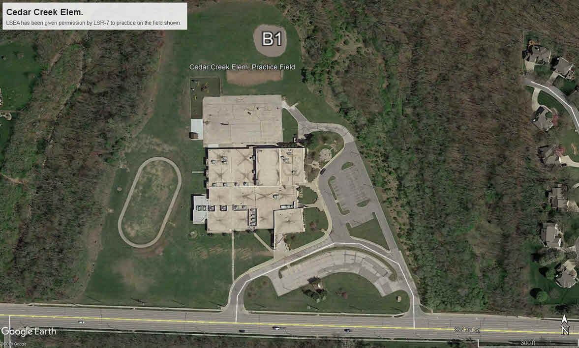 Legacy Park Baseball Field Map Lee's Summit Baseball Association > Parent Info > Facilities