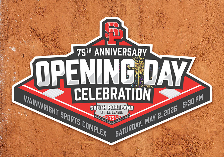 Logo for 75th Anniversary Opening Day Celebration