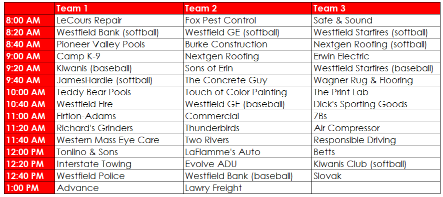 picture schedule
