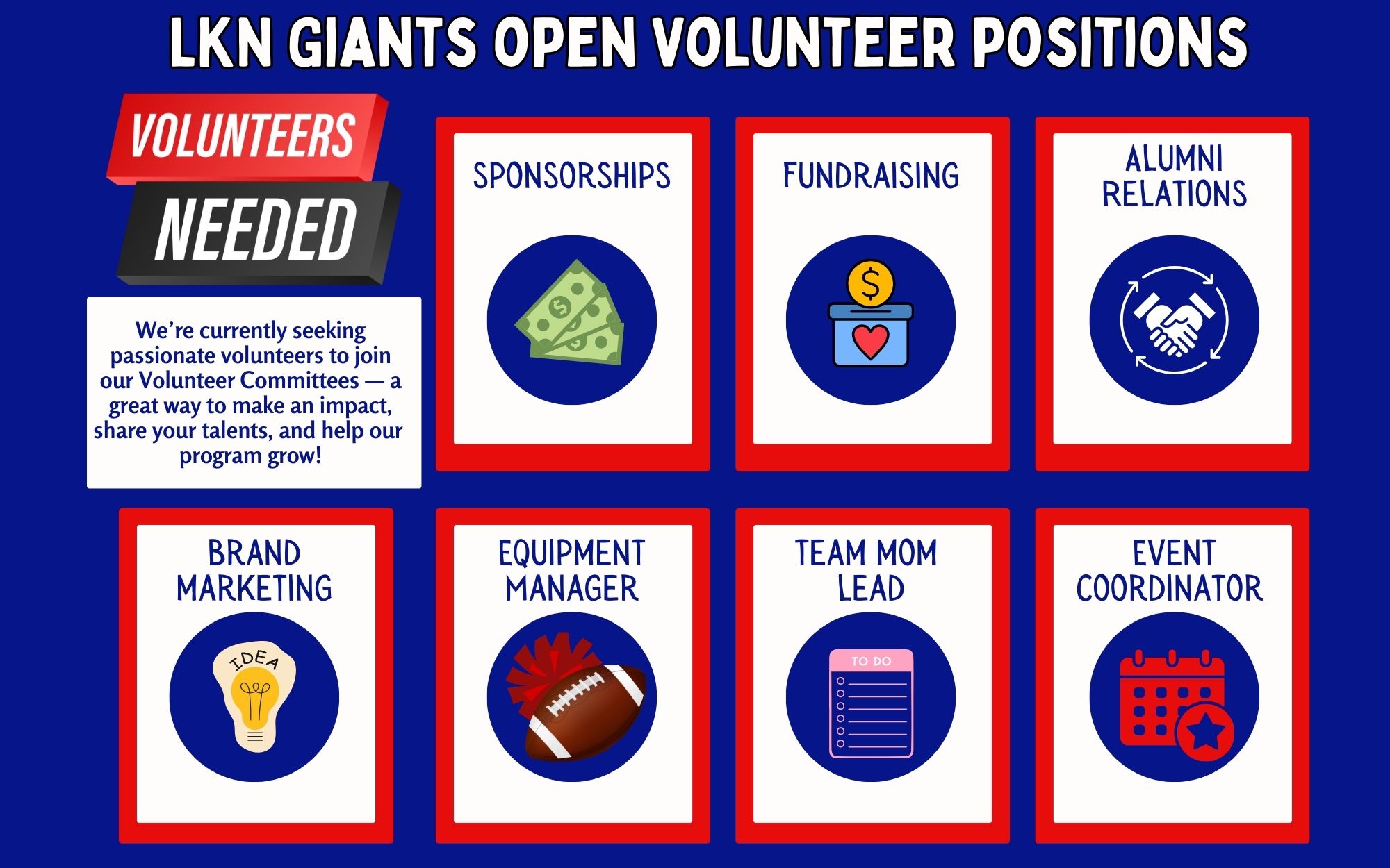 LKN Giants Volunteers