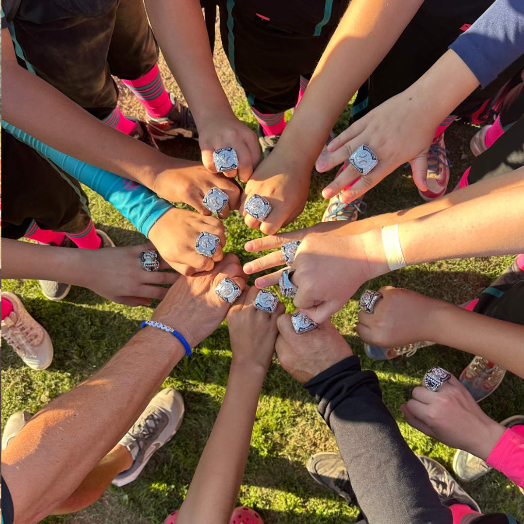 12U Bombers with their rings
