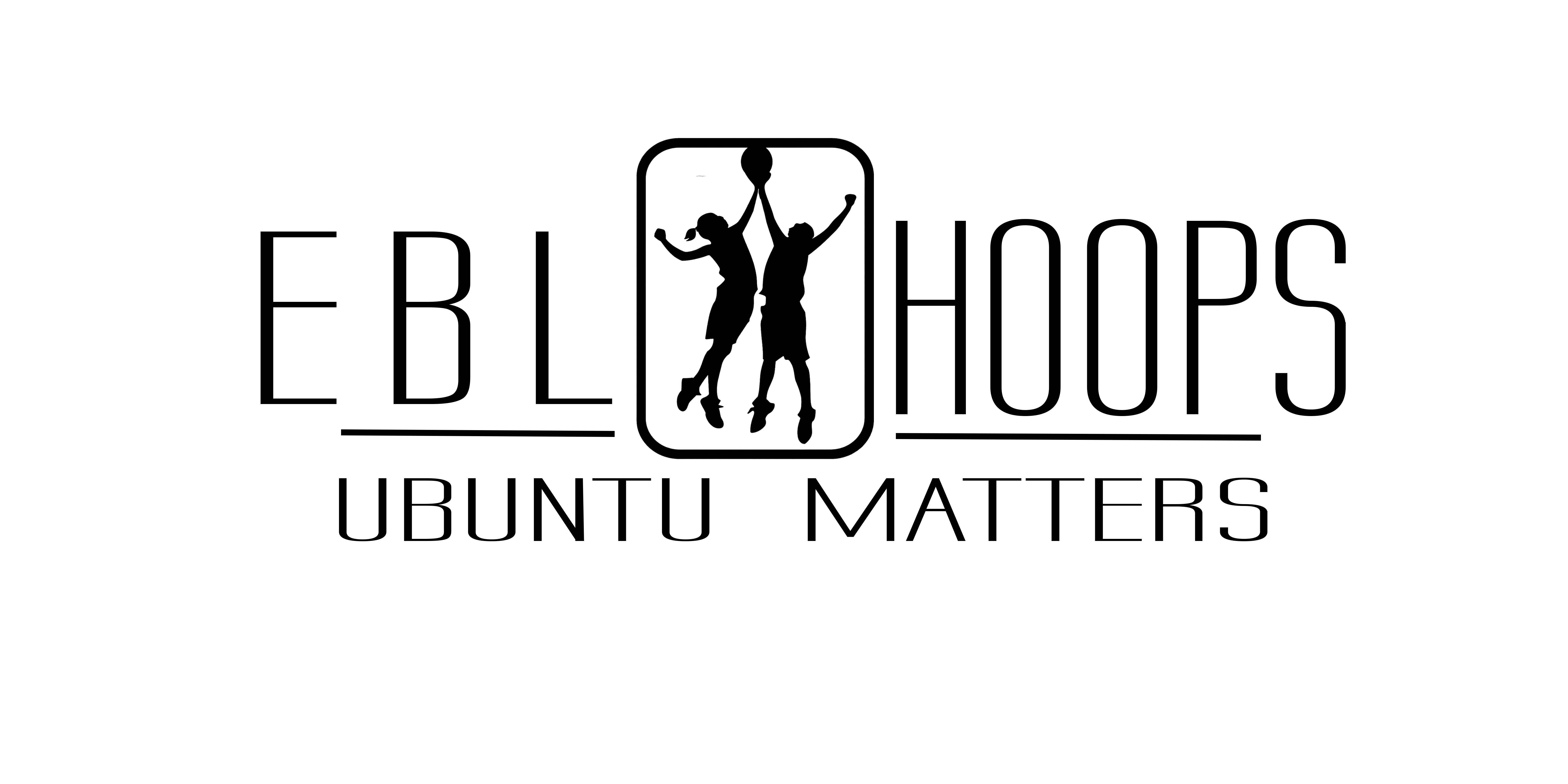 EBL Hoops Ubuntu Matters Logo (Black)
